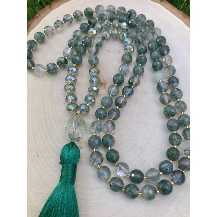 Prosperity & Success 108 Mala Mala Ideas, Beaded Jewelry Ideas, Gemstone Jewellery Design, Lotus Jewelry, Diy Jewelry Necklace, Jewerly Making, 108 Mala Beads, Necklace Ideas, 108 Bead