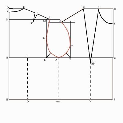 the diagram shows how to draw an object with two lines and one line that goes through it