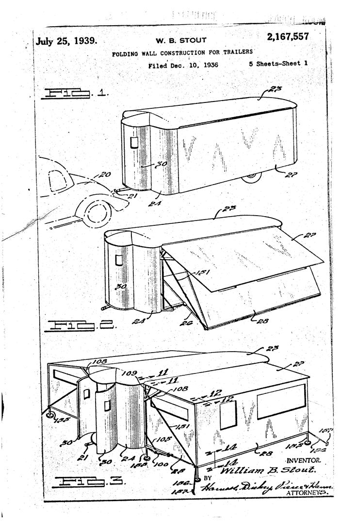 an old blueprint drawing shows how to build a trailer