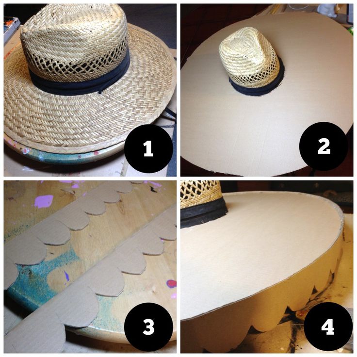 the steps to make a hat out of plywood