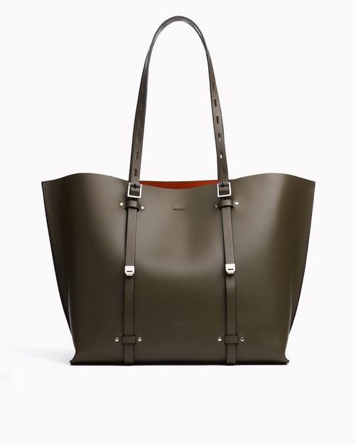 Field Tote | Accessories Handbags & Wallets | rag & bone Field Bag, Back To School Bags, Pop Color, Leather Tote Bags, Color Interior, Dog Clip, Leather Cleaning, Military Inspired, Leather Tote Bag