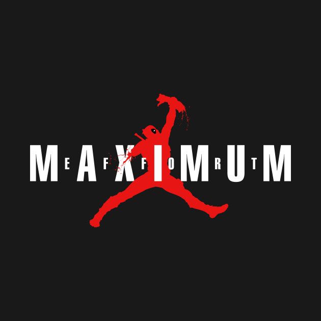 the air jordan logo on a black background with red and white letters that read maximum