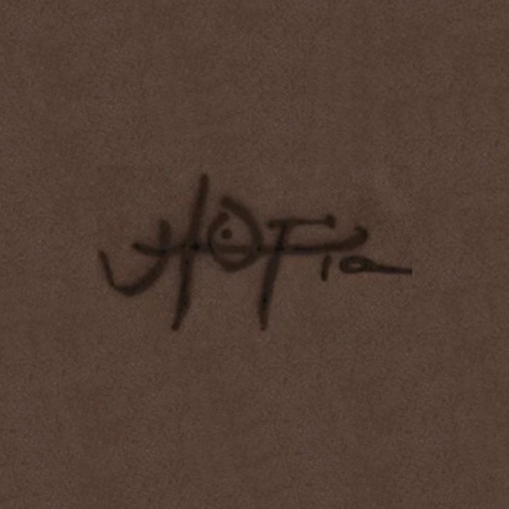 the word hope written in black ink on a brown background