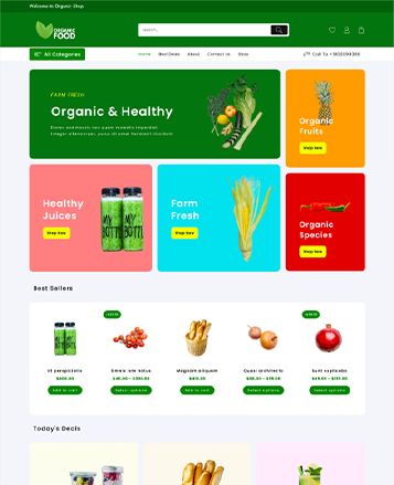 the website for organic and healthy products