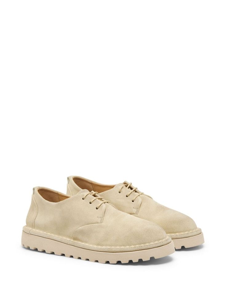 Marsèll Sancrispa Alta Pomice Oxford Shoes - Farfetch Suede Lace-up Shoes With Rubber Sole And Round Toe, Beige Suede Sneakers With Flat Heel, Beige Low-top Lace-up Shoes With Rubber Sole, Closed Toe Lace-up Shoes With Textured Sole, Beige Lace-up Shoes With Textured Sole, Beige Textured Sole Low-top Lace-up Shoes, Suede Sneakers With Leather Sole, Beige Low-top Lace-up Shoes With Textured Sole, Beige Suede Sneakers With Textured Sole