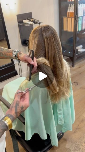 Dominick Serna Hair, Diy Thinning Out Thick Hair, How To Use Thinning Scissors On Hair, Thinning Shears Before And After, How To Use Thinning Shears Thick Hair, Thinning Shears How To How To Use, How To Use Thinning Shears, Hair Consultation, Thining Hair