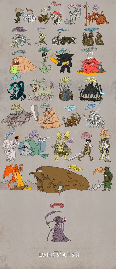 an illustrated poster with many different types of animals and their names on the side of it