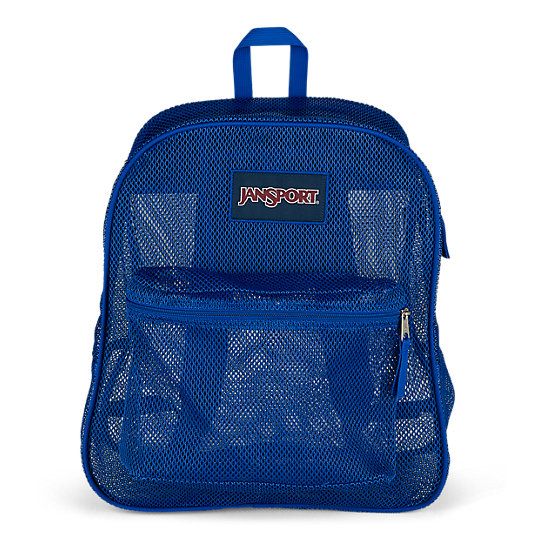 Mesh Pack Backpack | Shop Clear Mesh Backpacks Online at JanSport Cheap Mesh Backpack For Back To School, Practical Blue Backpack For School, Clear Backpack For Everyday Use And Back To School, Standard Backpack With Mesh Pockets For Outdoor Activities, Mesh Bags For Everyday Use And Back To School, Clear Backpack For Travel, Student Mesh Bags For Back To School, Mesh Bags For Outdoor Activities And Back To School, Clear Standard Backpack For Students