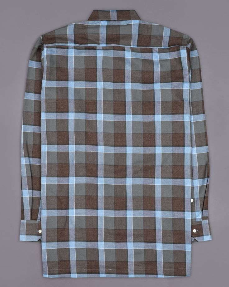 The French Crown checkered overshirt is a stylish and versatile piece of clothing that provides both comfort and functionality, crafted from high-quality materials that make it ideal for layering on cooler days. Its timeless plaid checkered design with flap pockets and zipper closure is understated and classic, making it easy to pair with a wide range of outfits. So layer it over a stylish tee with jeans and sneakers and you are all set to head out! Fused collar and cuffs, collar stand and flat Checker Design, Checkered Design, Of Outfits, Blue Check, Carolina Blue, Collar And Cuff, Blue Plaid, Full Sleeve, Piece Of Clothing