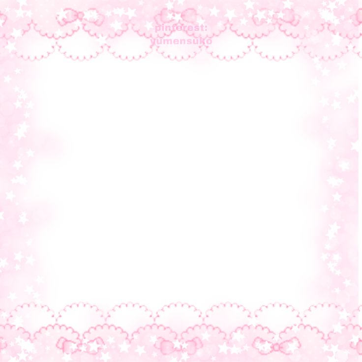 a pink frame with hearts and stars on it