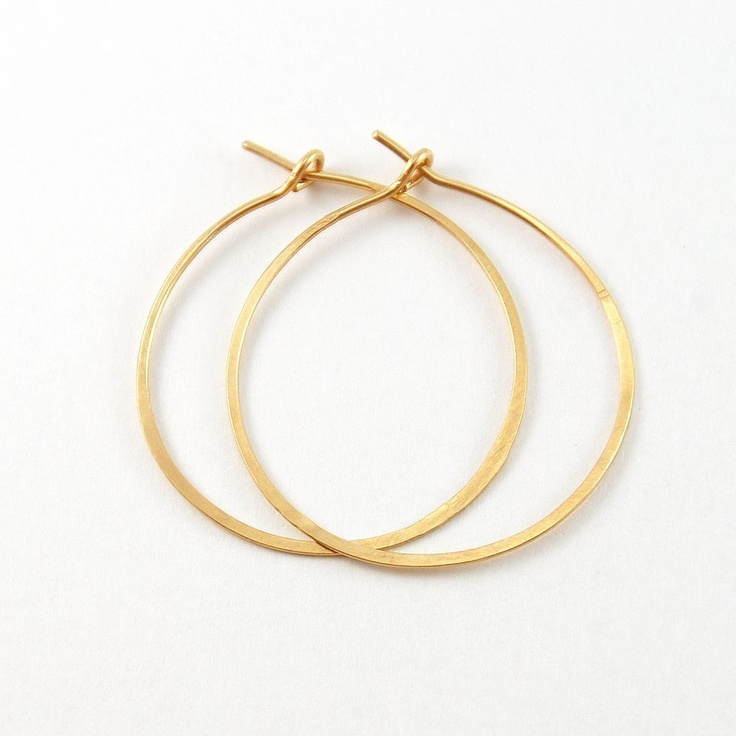 Hoop Earrings, 14k Gold Fill,  Handmade Dainty Recycled Gold Round Hoop Earrings, Dainty Recycled Gold Hoop Earrings, Small Hoop 14k Gold Filled Earrings For Gift, Gift Small Hoop Earrings 14k Gold Filled, 14k Gold Filled Small Hoop Earrings As Gift, 14k Gold Circle Hoop Earrings Gift, Everyday Recycled Gold Hoop Earrings, Yellow Gold Hoop Earrings With Ear Wire As Gift, Hypoallergenic Recycled Gold Hoop Earrings As Gift