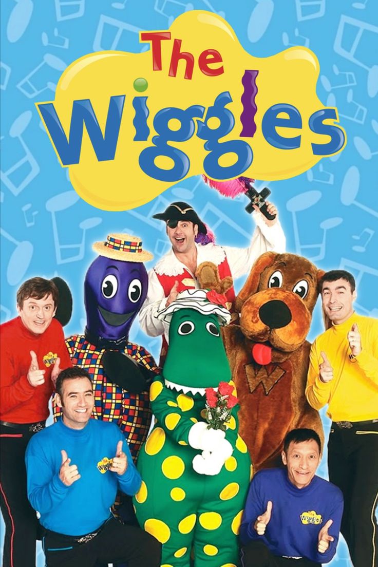 the wiggles are posing for a photo