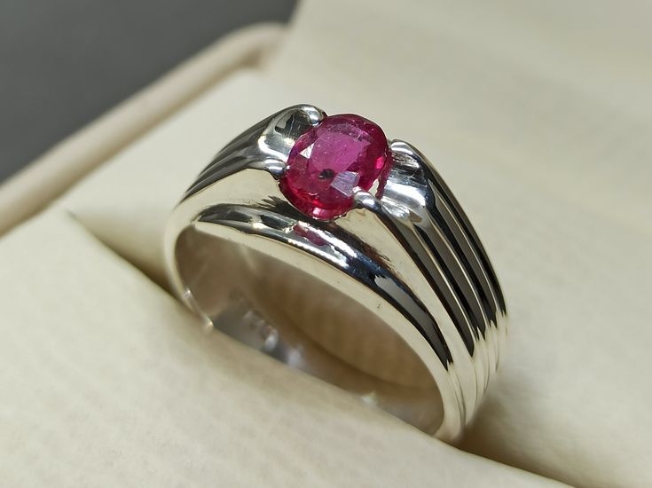 Natural 1 Carat Pigeon Dark Deep Red Ruby Sterling Silver 925 Handmade Women Ring Product: Ring Gemstone: Ruby Color: Red Handmade Ring Gemstone Origin: Africa It is Natural, Heated and Treated Ruby with pure 925 Sterling Silver Handmade Ring. Formal Red Birthstone Ring With Polished Finish, Formal Red Polished Birthstone Ring, Formal Lab-created Ruby Jewelry With Round Band, Formal Jewelry With Lab-created Ruby In Round Band, Formal Jewelry With Lab-created Ruby In Round Shape, Classic Jewelry With Polished Lab-created Ruby, Fine Jewelry Rings With Polished Lab-created Ruby, Aaa Quality Red Jewelry For Formal Occasions, Red Ruby Ring With Vvs Clarity As Gift