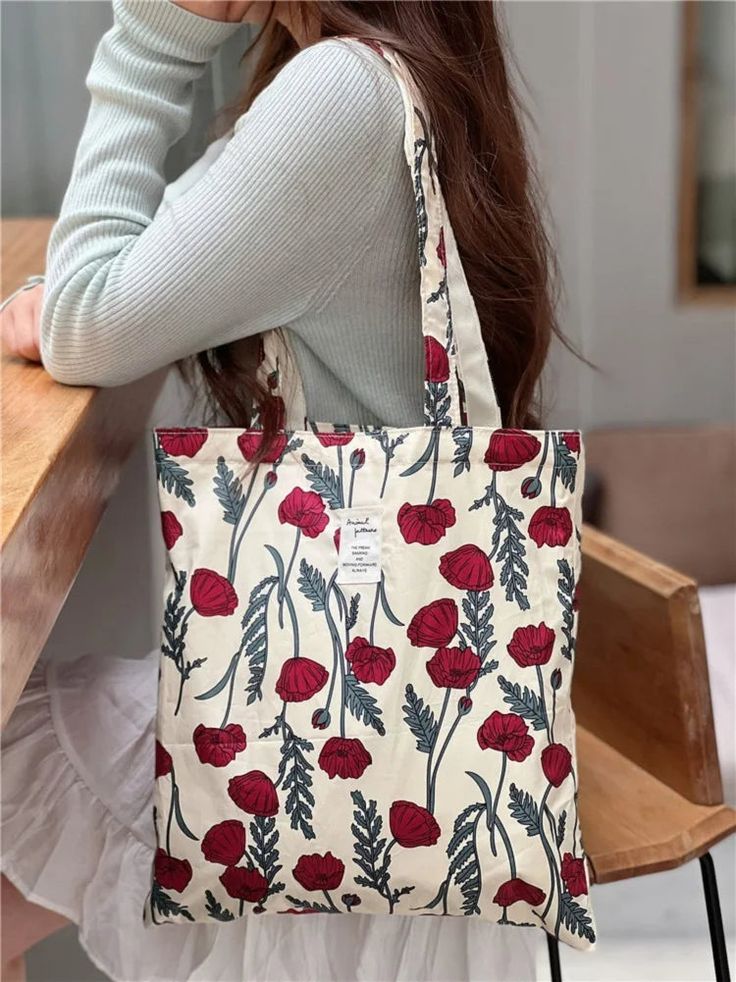 Shopper bags Main Material: Cotton Fabric Material Composition: cotton Pattern Type: Floral Style: Casual Introducing our chic collection of shopper bags and women's totes – the epitome of style and functionality! 🛍️💁‍♀️ Elevate your daily carry with our trendy totes bag designed for the modern woman. Crafted with fashion and versatility in mind, these reusable bags are not only environmentally friendly but also foldable for your convenience. Embrace sustainable fashion with our foldable, reus Daily Carry, Women's Totes, Shopper Bags, Totes Bag, Upcycle Sewing, Trendy Tote Bags, Casual Tote, Reusable Bags, Shopper Bag