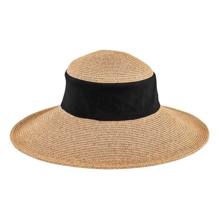 Need a new vacation hat? This sun hat comes with a collapsable crown, making this hat easy to flatten and pack into a suitcase. The pop color inset is a bold accent, while the 4.5" brim keeps the sun out of your eyes. 75% paper, 25% polyester 4.5" brim Women's One Size Packable Visor Bucket Hat For Travel, Packable Bucket Straw Hat For Travel, Packable Bucket Hat With Short Brim For Vacation, Packable Short Brim Bucket Hat For Vacation, Black Short Brim Hat For Vacation, Black Hat With Short Brim For Vacation, Natural Bucket Hat For Travel, Straw Bucket Hat With Short Brim For Travel, Summer Style Packable Panama Hat For Travel