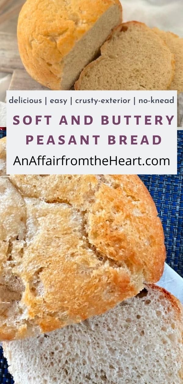 soft and buttery peanut bread on a plate