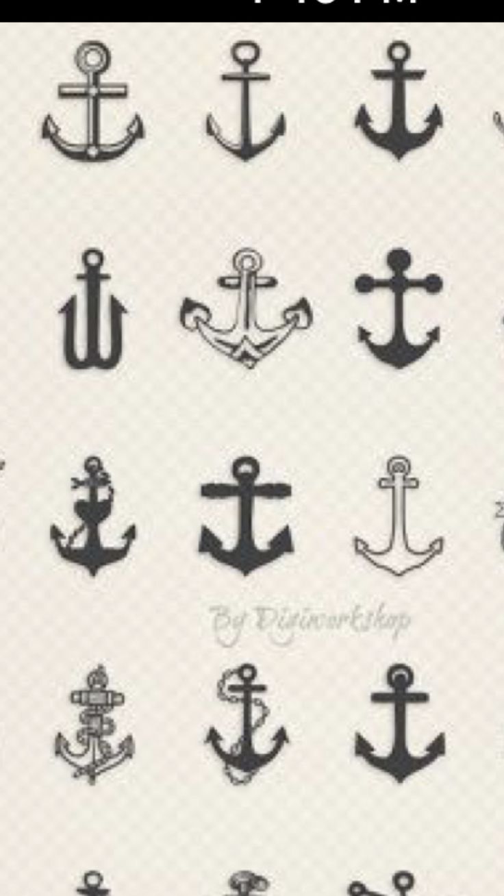 an image of different types of anchors