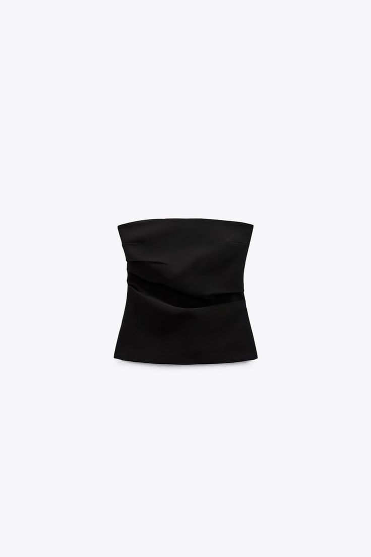 Cute Zara Tops, Zara Tops For Women, Zara Clothes Women, Zara Black Top, Zara Clothing, Zara Clothes, Zara Basic Top, Single Clothes, Zara Summer