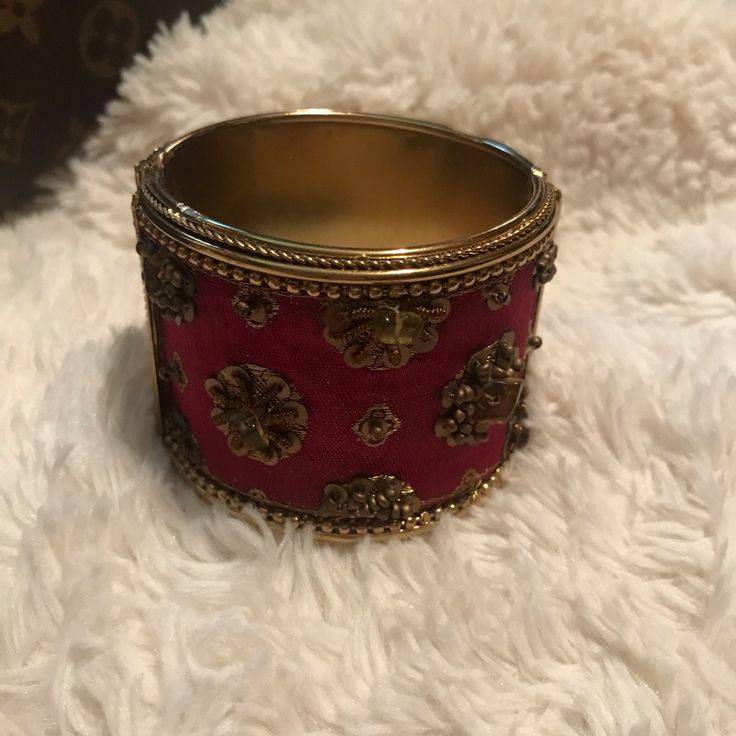 New Without Tags Maroon And Gold Hinge Cuff Bracelet Vintage Bangle Cuff Bracelet, Bohemian Cuff Bangle For Parties, Bohemian Bangle Cuff Bracelet For Formal Occasions, Bohemian Style Cuff Bangle For Formal Occasions, Wedding Red Cuff Bracelet, Gold Cuff Bracelet, Gold Bracelet Cuff, Gold Cuffs, Womens Jewelry Bracelets