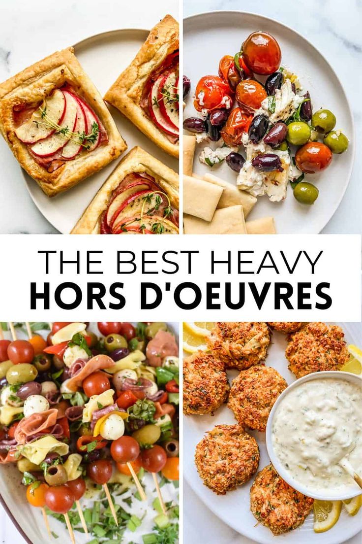 the best healthy hors d'oeuvres to serve at any party or celebration