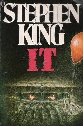 the cover to stephen king's it