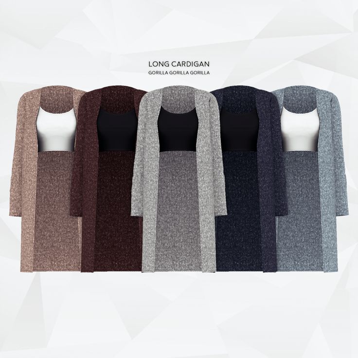 the long cardigan is available in multiple colors and sizes, including black, grey, blue, brown, pink, orange