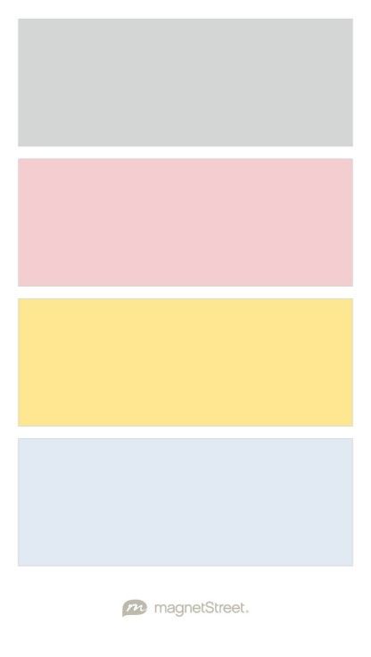 the color scheme for pastel colors