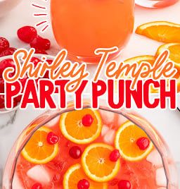 Shirley Temple Punch Shirley Temple Punch, Punch For Kids, Grenadine Syrup, Sherbet Punch, Lemon Lime Soda, Party Punch, Mocktail Recipe, Pomegranate Juice, Punch Recipes