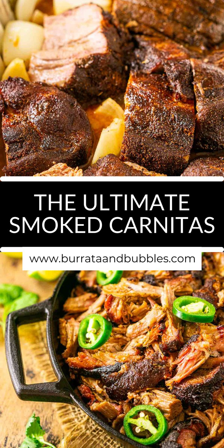 the ultimate slow cooked carnitas recipe is easy to make and delicious