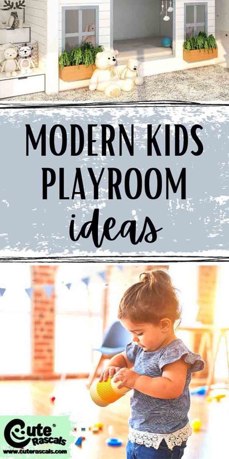 Nursery & Kids Room Decor Bonus Room Playroom, Modern Kids Playroom, Fun Playroom, Kids Playroom Ideas, Playroom Table, Bedroom For Girls Kids, Modern Playroom, Preschool Play, Basement Playroom