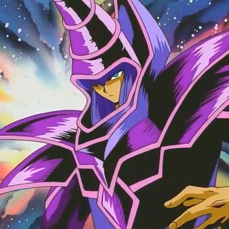 an anime character with purple hair and blue eyes, holding his arm up in the air