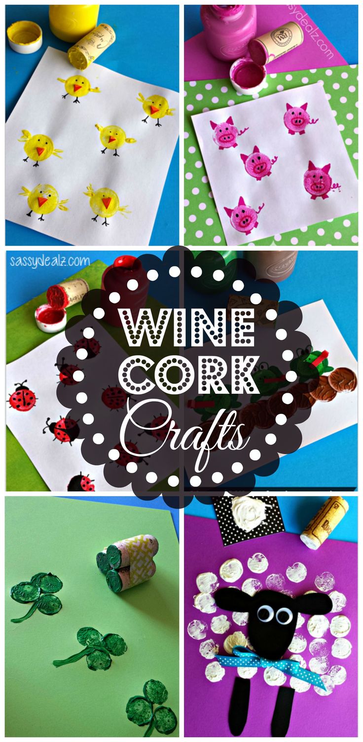 wine cork crafts for st patrick's day and st patrick's day activities