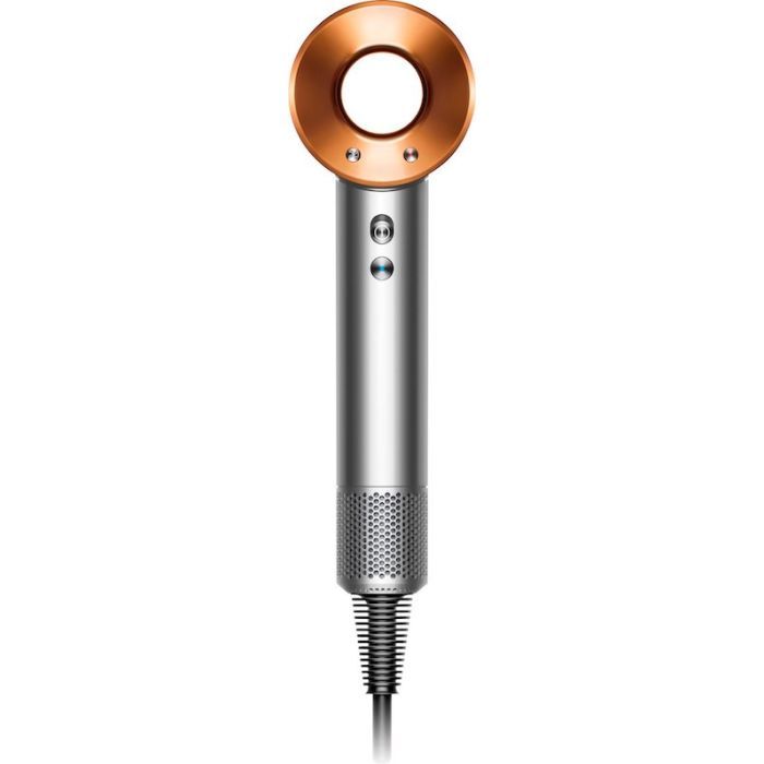 * The Dyson Supersonic™ hair dryer is engineered to protect hair from extreme heat damage, with fast drying and controlled styling to help increase smoothness by 75%, increase shine by up to 132% and decrease frizz and flyaways by up to 61%.*    * Fast drying      The small, powerful Dyson digital motor V9 combined with Air Multiplier technology produces a high-pressure, high-velocity jet of controlled air, for fast drying and precision styling.    * Intelligent heat control      Dyson Supersonic hair dryer measures air temperature over 40 times a second, and regulates the heat. This prevents extreme heat damage, to help protect your hair's shine.    * Engineered for different hair types      After rigorously testing different hair types in our laboratories, Dyson has engineered a range Hair Lengthening, Dyson Hair, Dyson Hair Dryer, Dyson Supersonic, Sephora Sale, Bright Copper, Different Hair Types, Sensitive Scalp, Wide Tooth Comb