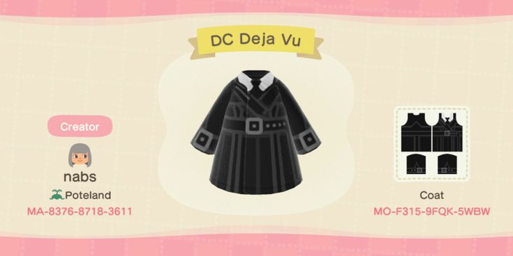 an animal crossing character is wearing a coat