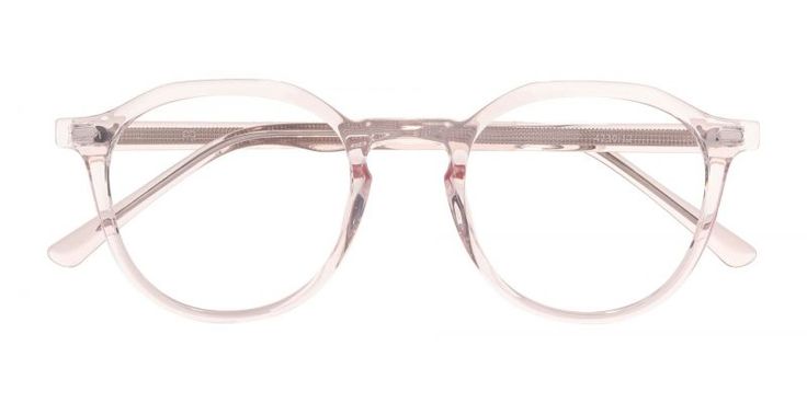 Order Non-Prescription (Plano) Glasses with this Pink Round frame From $14.95, include frame + lens + case + cloth,,Minimalism is so in right now. With a touch of simple style, the Lyra Round would be a fabulous addition to your wardrobe. Light Pink Glasses Frames, Light Pink Glasses, Pink Glasses Frames, Semi Rimless Glasses, Browline Glasses, Round Prescription Glasses, Pink Glasses, Round Eyeglasses Frames, Small Glasses