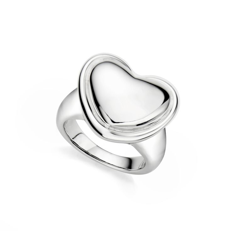 Namb brings its celebrated design heritage to women's jewelry with a .925 sterling silver collection.    Available in sizes 5-9;  Made of 925 Sterling Silver;  Rhodium plated for tarnish resistant finish;  Designed by Rmy Rotenier; Classic White Gold Open Heart Ring, Modern Sterling Silver Jewelry For Valentine's Day, Valentine's Day Silver Open Ring Jewelry, Silver Open Ring Jewelry For Valentine's Day, Fine Jewelry Sterling Silver Ring With Polished Finish, Classic Sterling Silver Open Heart Ring, Modern Heart Ring For Anniversary, White Gold Rings With Shiny Finish For Gift, Modern Jewelry For Anniversary On Valentine's Day