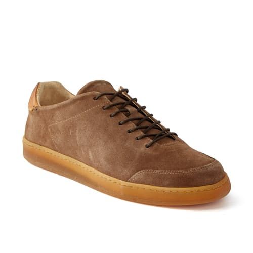 Men's cushiony sneaker/oxford hybrid shoes made in Portugal from premium suede Modern Suede Sneakers With Vibram Sole, Classic Suede Low-top Lace-up Shoes, Suede Lace-up Low-top Shoes With Rubber Sole, Casual Suede Sneakers With Leather Sole, Casual Slip-on Sneakers With Suede Lining, Wingtip Suede Sneakers With Textured Sole, Casual Suede Low-top Lace-up Shoes, Suede Wingtip Sneakers With Textured Sole, Suede Lace-up Shoes With Vibram Sole