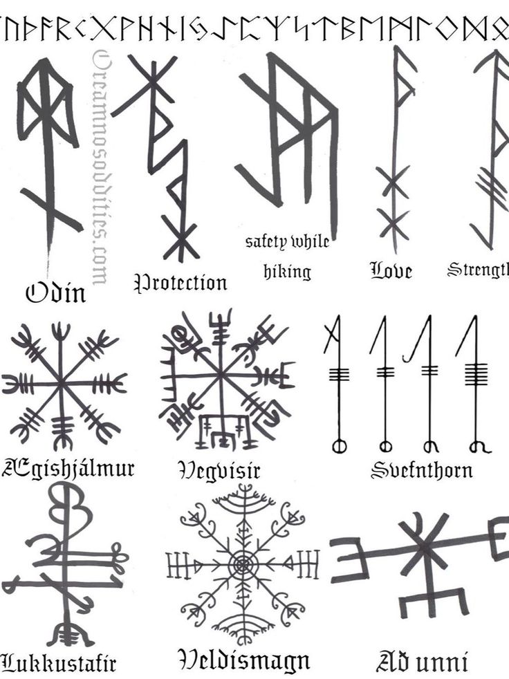 an image of different types of symbols in the language of medieval writing, including letters and numbers