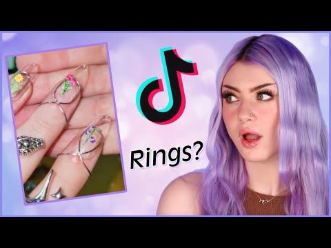 Fake Nail Rings, Diy Nail Ring, Nail Rings Diy, Wudu Nail Rings, Diy Rings Tutorial, Wire Nails, How To Make Metal, Nail Rings, Diy Mail