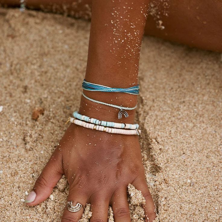 It’s the bracelet that started it all. Each one is handmade, waterproof and totally unique—in fact, the more you wear it, the cooler it looks. Grab yours today to feel the Pura Vida vibes. Handmade Blue Wrap Bracelet For Beach, Blue Bohemian Friendship Bracelets For Everyday, Trendy Blue Braided Bracelets For Vacation, Casual Strand Bracelets For Festival, Everyday Hand Wrapped Blue Friendship Bracelets, Everyday Hand-wrapped Blue Friendship Bracelets, Adjustable Trendy Wristband For Beach, Adjustable Blue Wrap Bracelet For Everyday, Adjustable Wrap Bracelet For Summer Beach