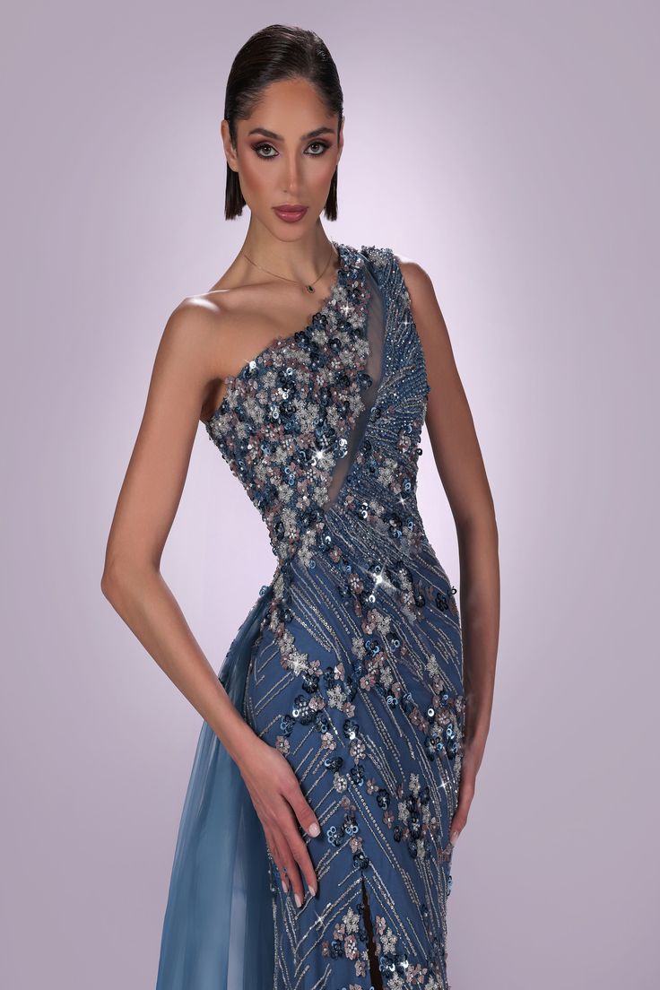 Sara Badr MR151 Spring 2024 evening collection dress. Plastic Dress, Mother Of Groom Dresses, Groom Dress, Dress Cover, Mother Of The Groom, Spring 2024, Dress Backs, Ball Gown, Cambodia