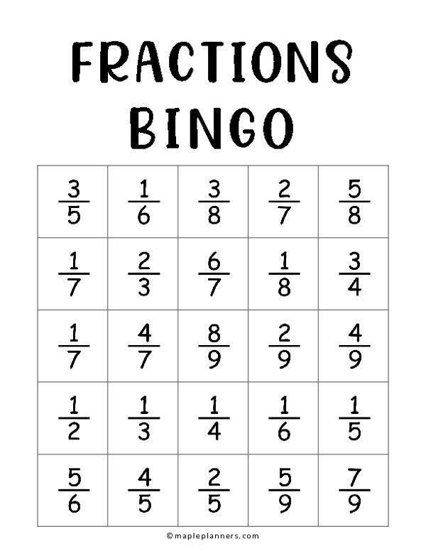 fractions and numbers worksheet for kids to practice their addition skills with this printable