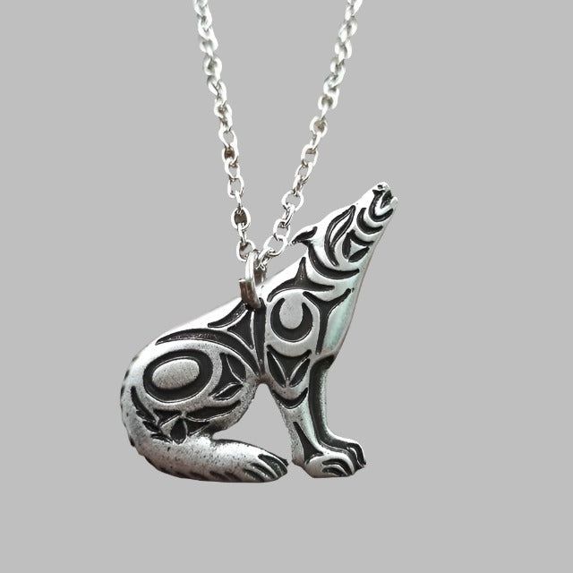 Embrace the wild elegance of our Wolf Head Necklace Pendant, a stunning piece of long necklaces fashion jewelry that seamlessly blends strength with style. This necklace in fashion is a statement of resilience, featuring a meticulously crafted metal pendant that captures the fierce essence of a wolf's head. Designed for both men and women, this fashion necklace spans a comfortable length of 45cm, ideal for layering or standalone wear. The pendant, the centerpiece of this accessory, is not just a Silver Wolf Pendant Necklace, Silver Wolf Design Symbolic Jewelry, Silver Wolf Design Round Pendant Necklace, Symbolic Silver Wolf Design Jewelry, Silver Symbolic Wolf Design Jewelry, Silver Necklace With Wolf Design Round Pendant, Silver Round Pendant Necklace With Wolf Design, Silver Wolf Design Pendant Necklace, Sterling Silver Necklace With Wolf Design For Gift