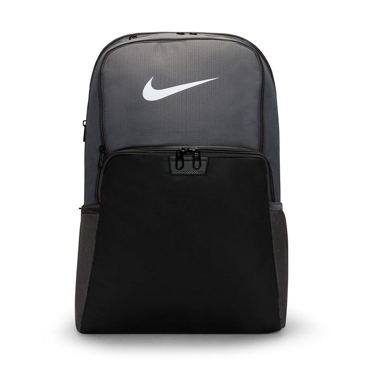 Chicago Bears Grab your gear and go. With this Nike Brasilia backpack, you'll have plenty of room for ALL your essentials. Separate sleeve stores your laptop External, small-item pocket offers easily accessible storage Padded back and adjustable shoulder straps create a snug, comfortable fit Side pockets make it easy to grab water bottles and energy bars Spacious main compartment Polyester Model no. BA5959 Size: One Size. Color: Grey. Gender: female. Age Group: adult. Lunch Box Backpack, Elite Backpack, Nike Backpack, Blue Backpack, Grey Nikes, Nike Store, Large Backpack, Laptop Pocket, Chicago Bears