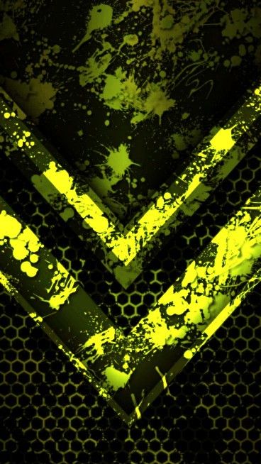 an abstract yellow and black background with hexagonal shapes