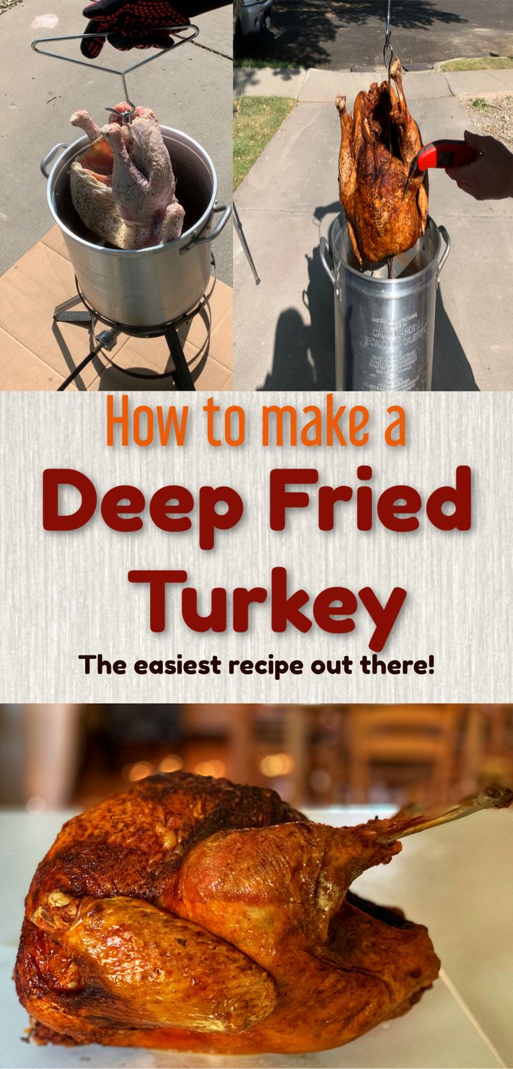 how to make a deep fried turkey the easy recipe out there