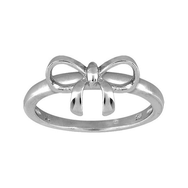 Women's Divine Silver W9821 - Silver Rings ($42) ❤ liked on Polyvore Asthetic Stationery, Teen Ring, Collage Pics, Kids Rings, Bow Ring, Bow Jewelry, Silver Bow, James Avery, Rings For Girls