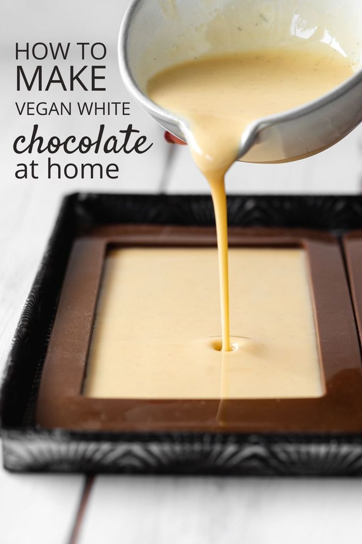 how to make vegan white chocolate at home