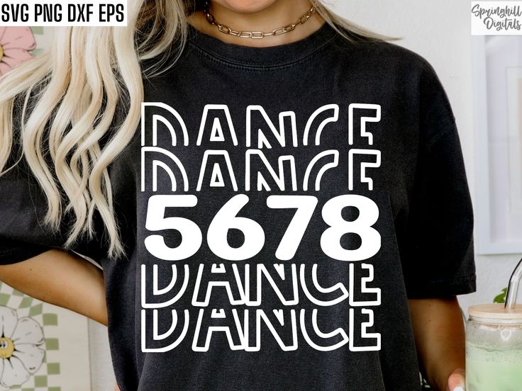 Dance Team Tank Tops Design, Dance T Shirts Ideas Design, Dance Tshirts Designs Shirt Ideas, Dance Team Shirts Design, 5678 Dance, Dance Merch, High School Dance Team, School Dance Team, Dance Shirts Ideas