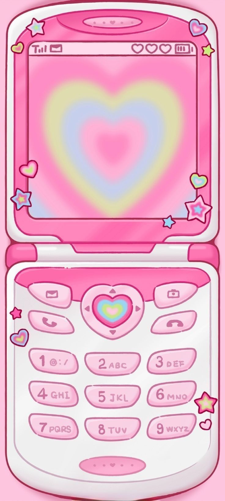 Samsung Flip Wallpaper, Y2k Background, Phone Lockscreen, Phone Wallpaper Pink, Sailor Moon Wallpaper, Retro Phone, Pink Wallpaper Iphone, Z Flip, Samsung Wallpaper